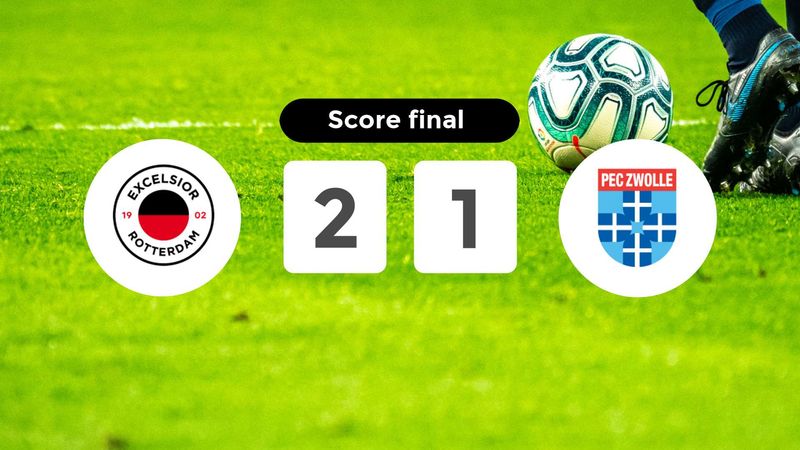 Résumé du match Excelsior vs PEC Zwolle du 20 décembre 2025