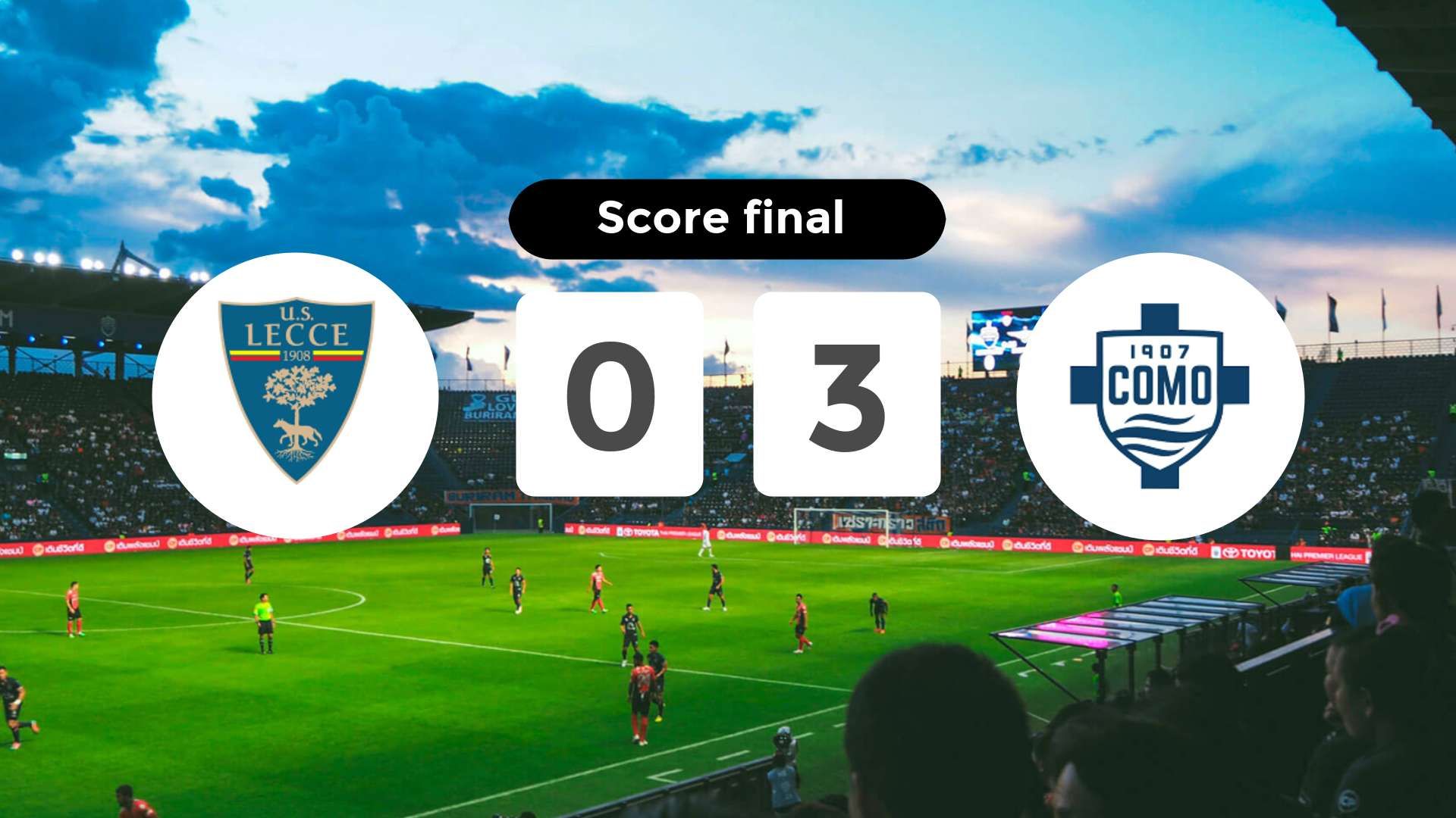 Résumé du match Lecce vs Como du 27 décembre 2025