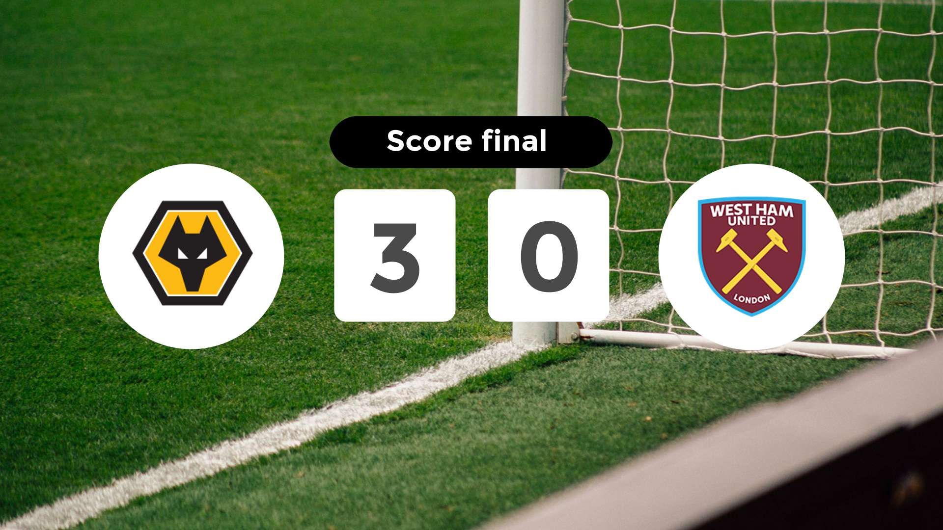 Résumé du match Wolverhampton (F)anderers vs (F)est Ham United du 3 janvier 2026