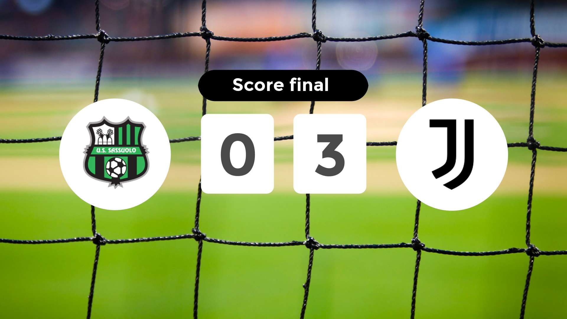 Résumé du match Sassuolo vs Juventus du 6 janvier 2026