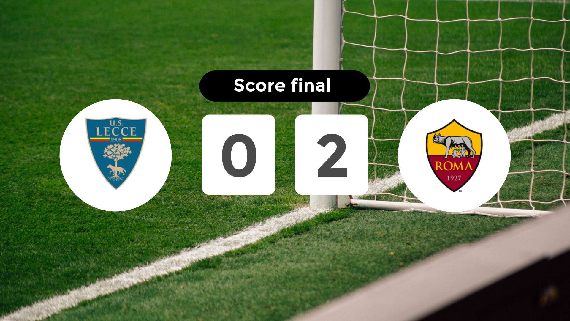 Résumé du match Lecce vs Roma du 6 janvier 2026