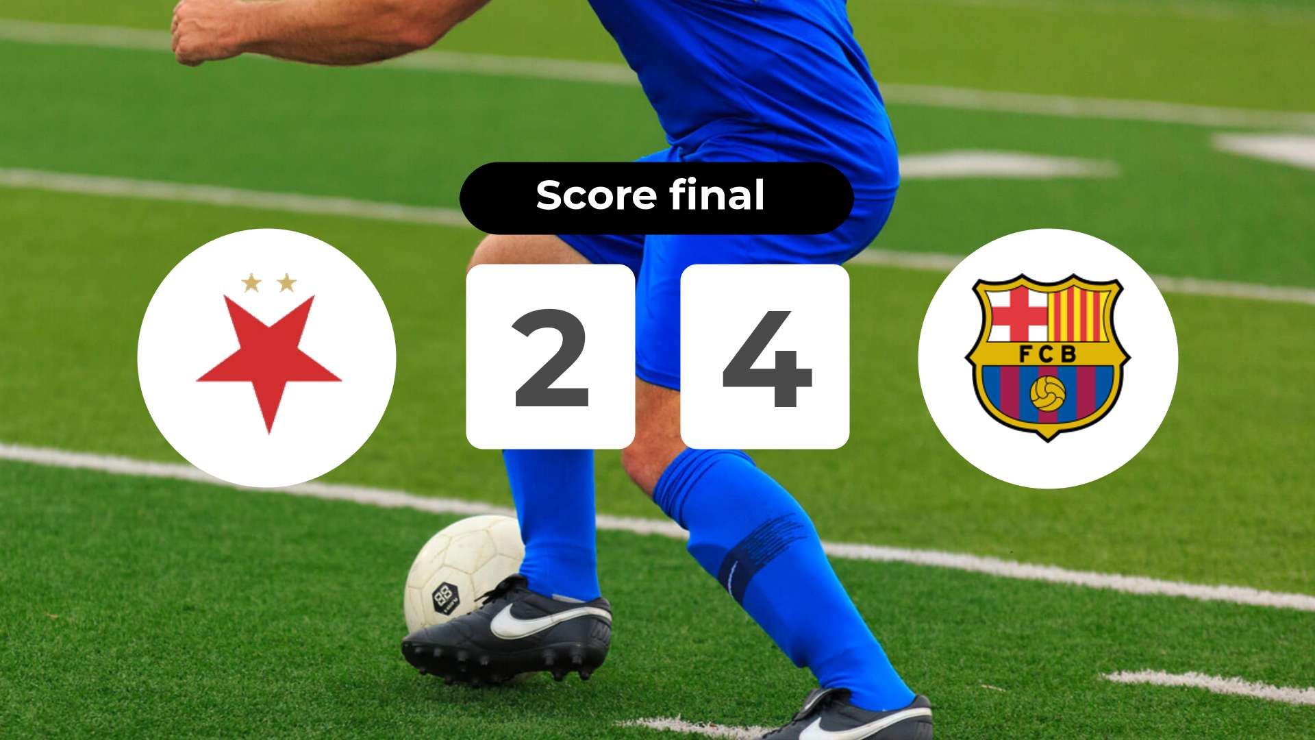 Résumé du match Slavia Praha vs FC Barcelona du 21 janvier 2026