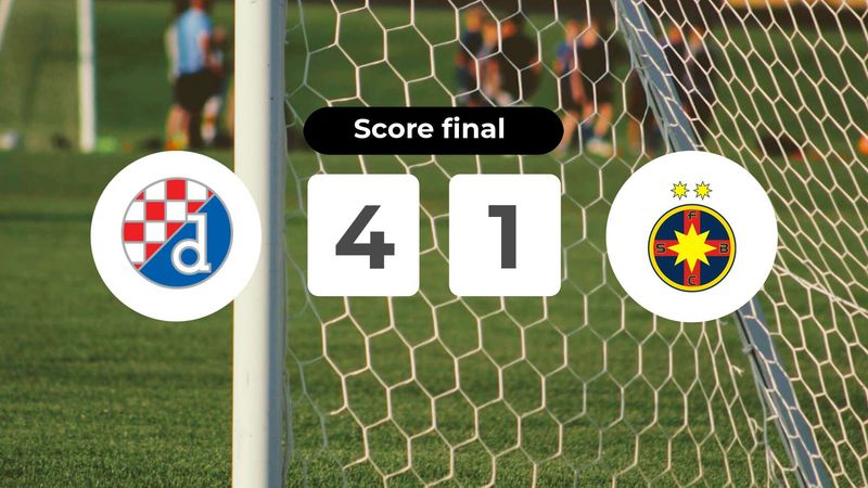 Résumé du match Dinamo Zagreb vs FCSB du 22 janvier 2026