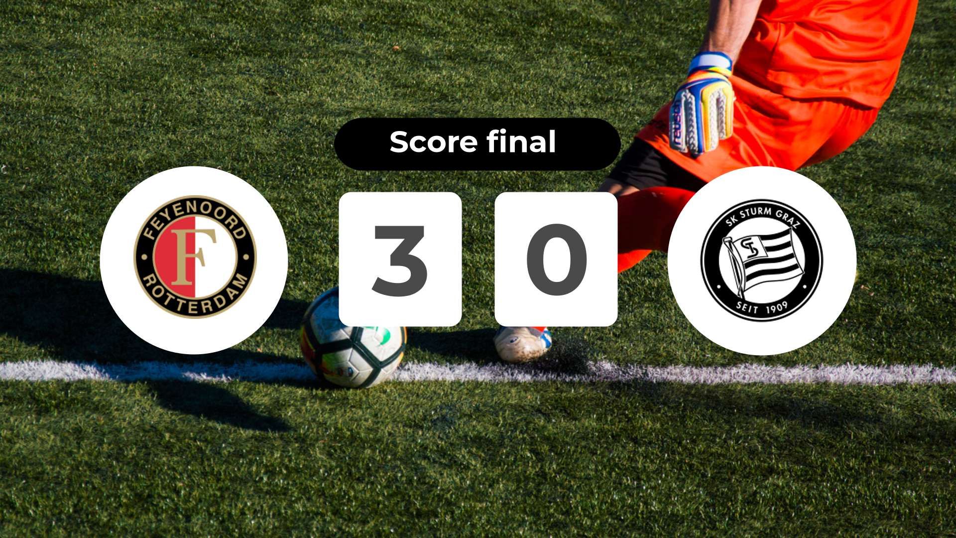 Résumé du match Feyenoord vs Sturm Graz du 22 janvier 2026