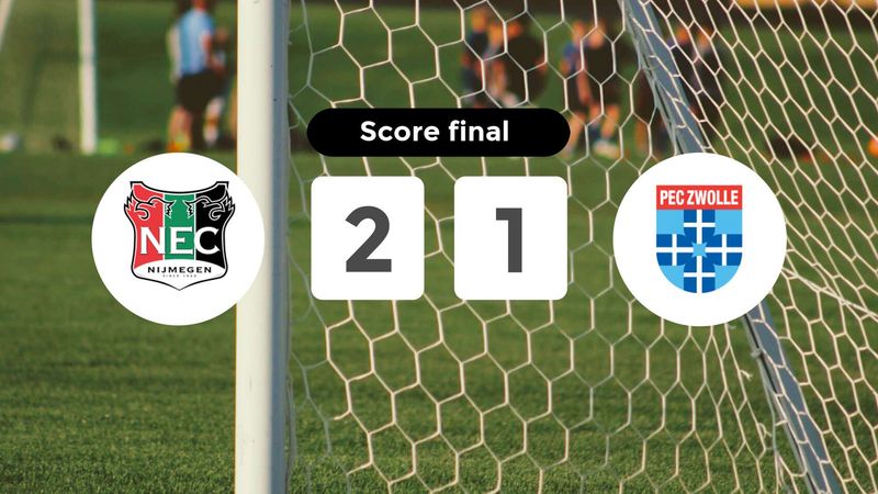 Résumé du match NEC Nijmegen vs PEC Zwolle du 24 janvier 2026