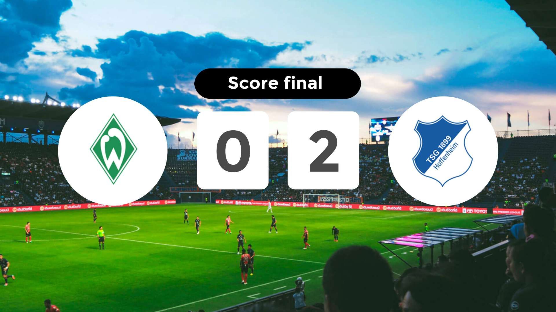Résumé du match Werder Bremen vs TSG Hoffenheim du 27 janvier 2026