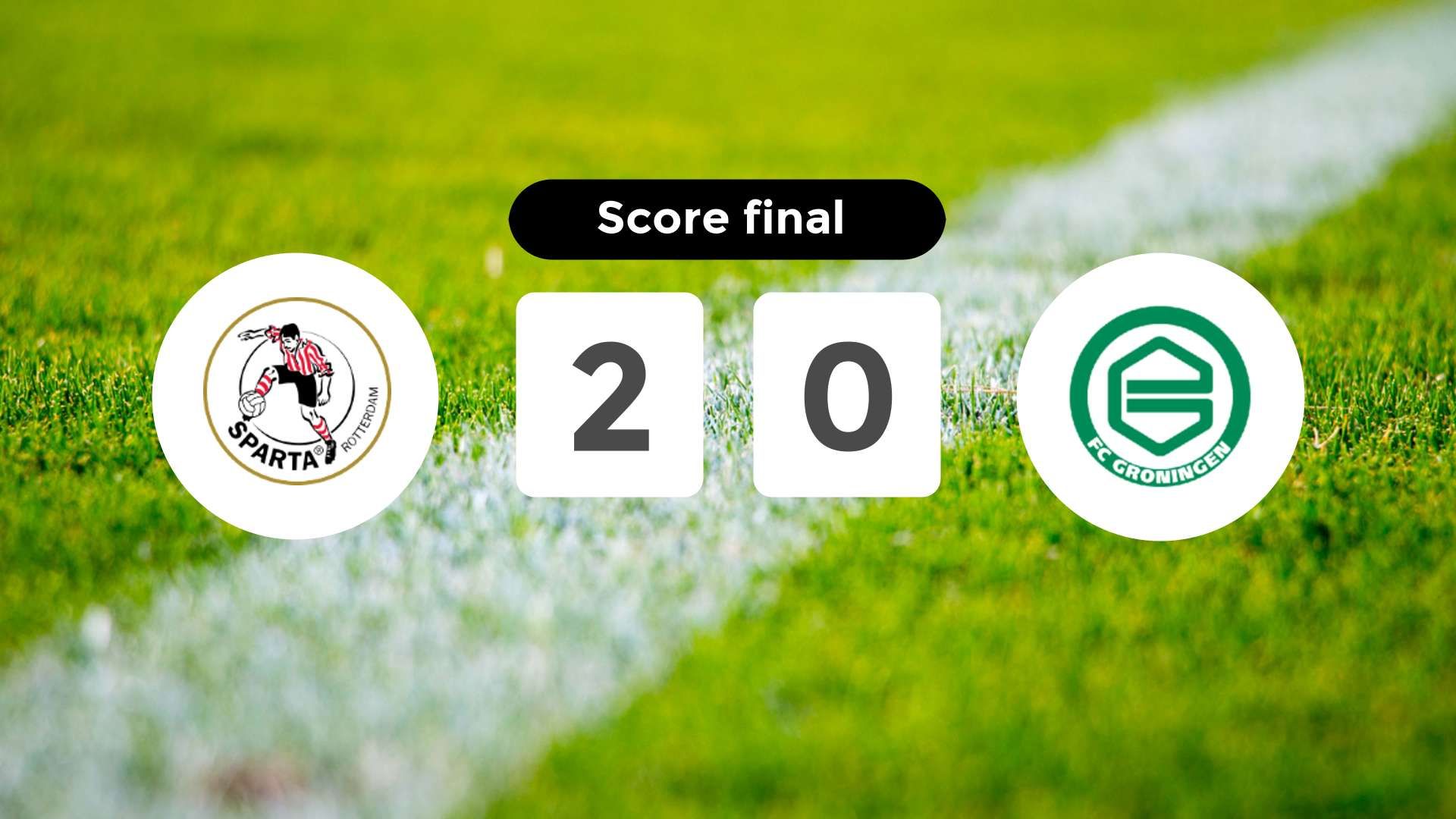 Résumé du match Sparta Rotterdam vs FC Groningen du 31 janvier 2026