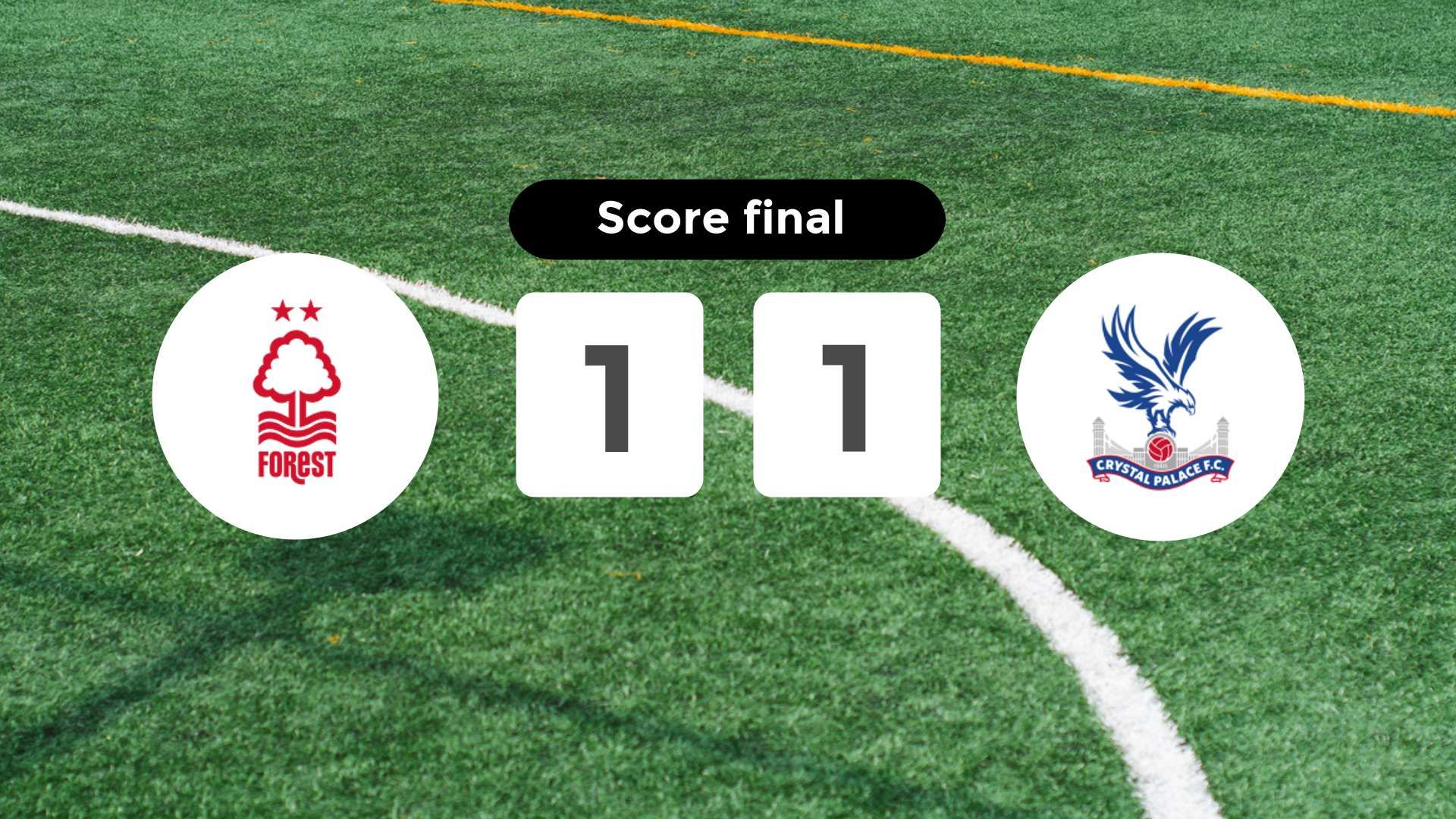 Résumé du match Nottingham Forest vs Crystal Palace du 1 février 2026