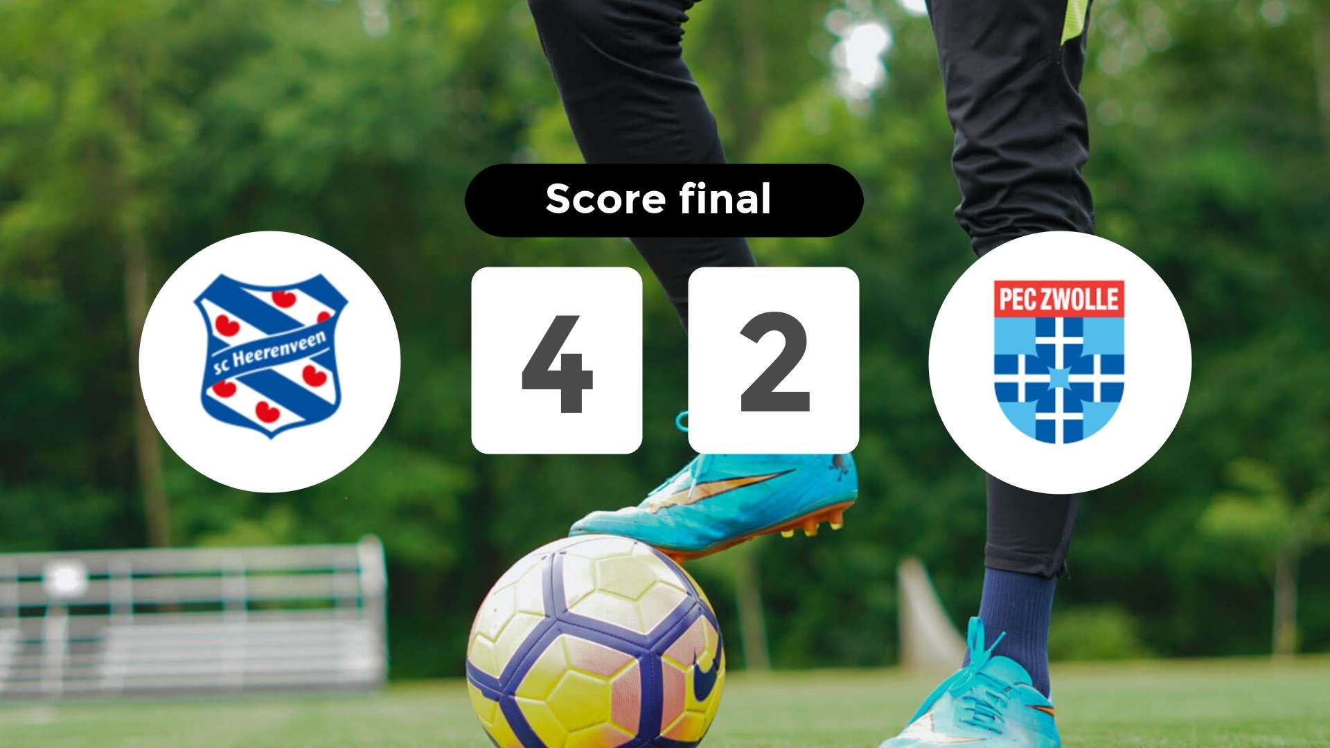 Résumé du match SC Heerenveen vs PEC Zwolle du 15 février 2026