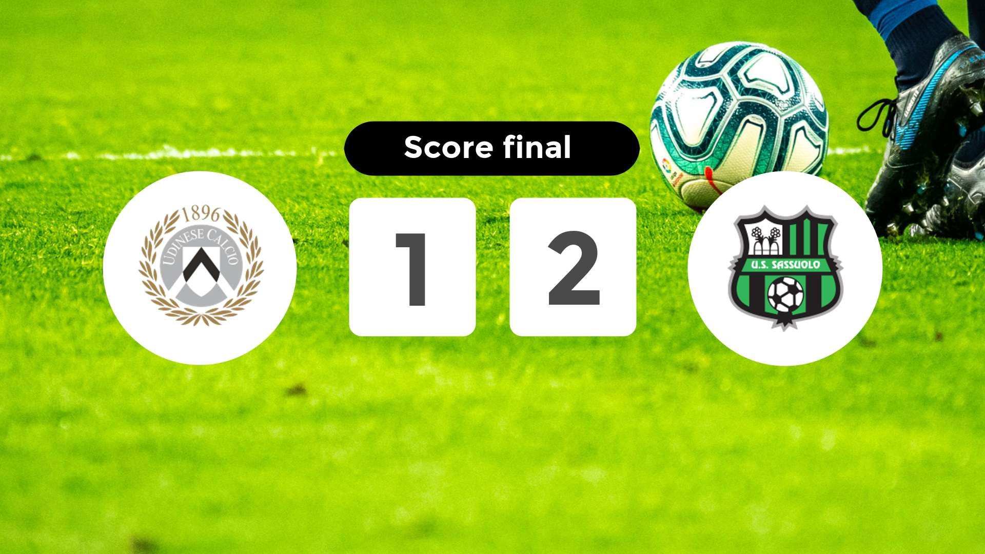 Résumé du match Udinese vs Sassuolo du 15 février 2026