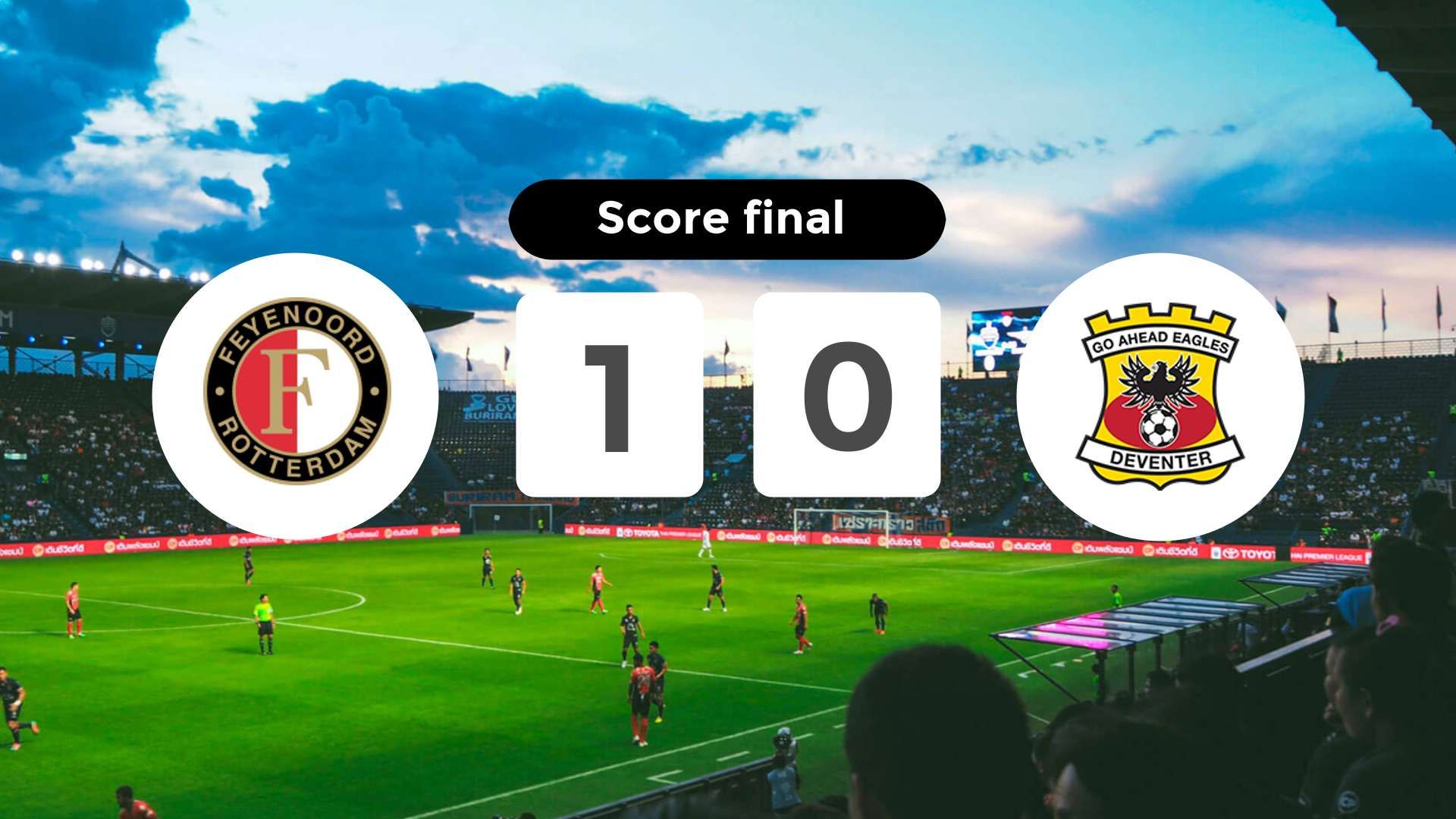 Résumé du match Feyenoord vs Go Ahead Eagles du 15 février 2026