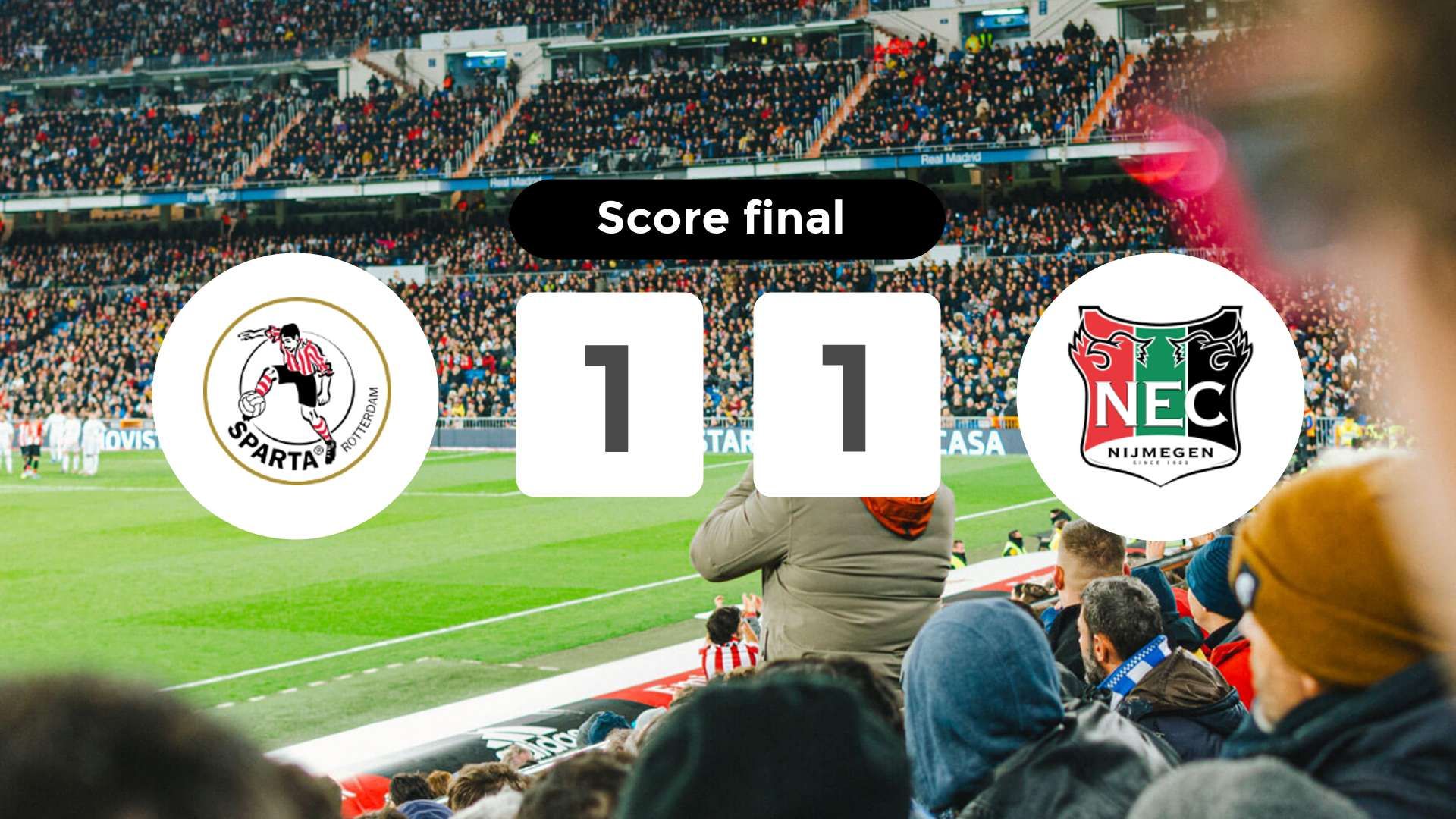 Résumé du match Sparta Rotterdam vs NEC Nijmegen du 17 février 2026