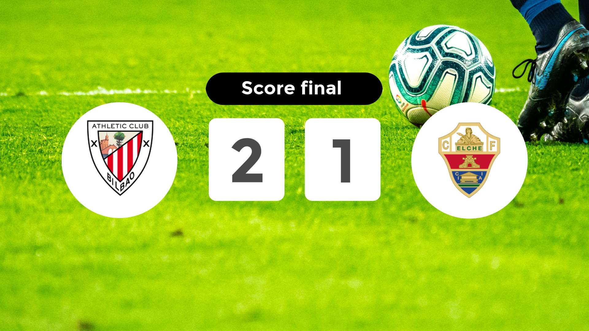 Résumé du match Athletic Club vs Elche du 20 février 2026