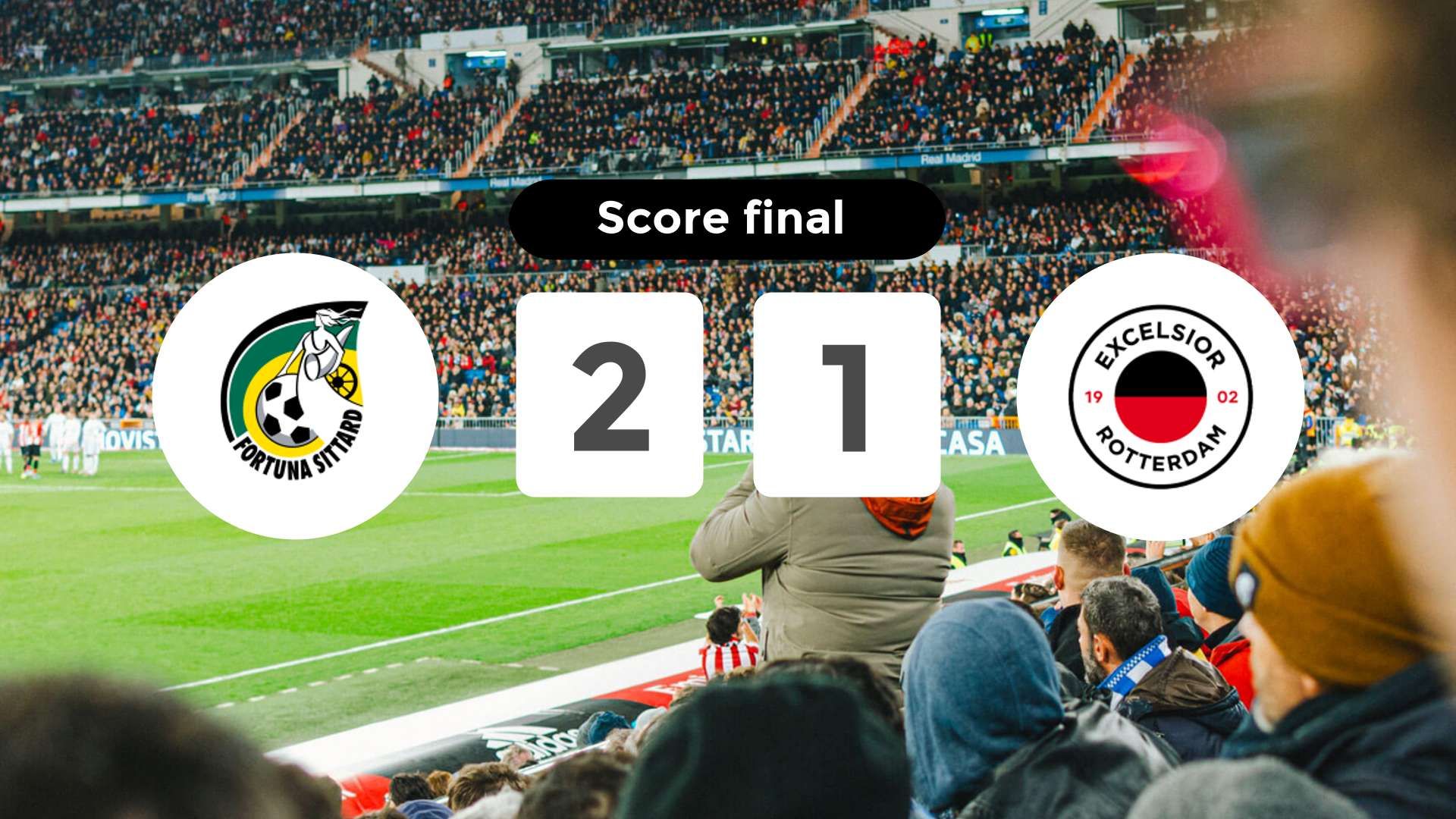 Résumé du match Fortuna Sittard vs Excelsior du 20 février 2026
