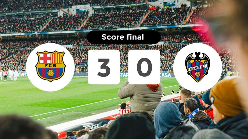 Résumé du match FC Barcelona vs Levante du 22 février 2026