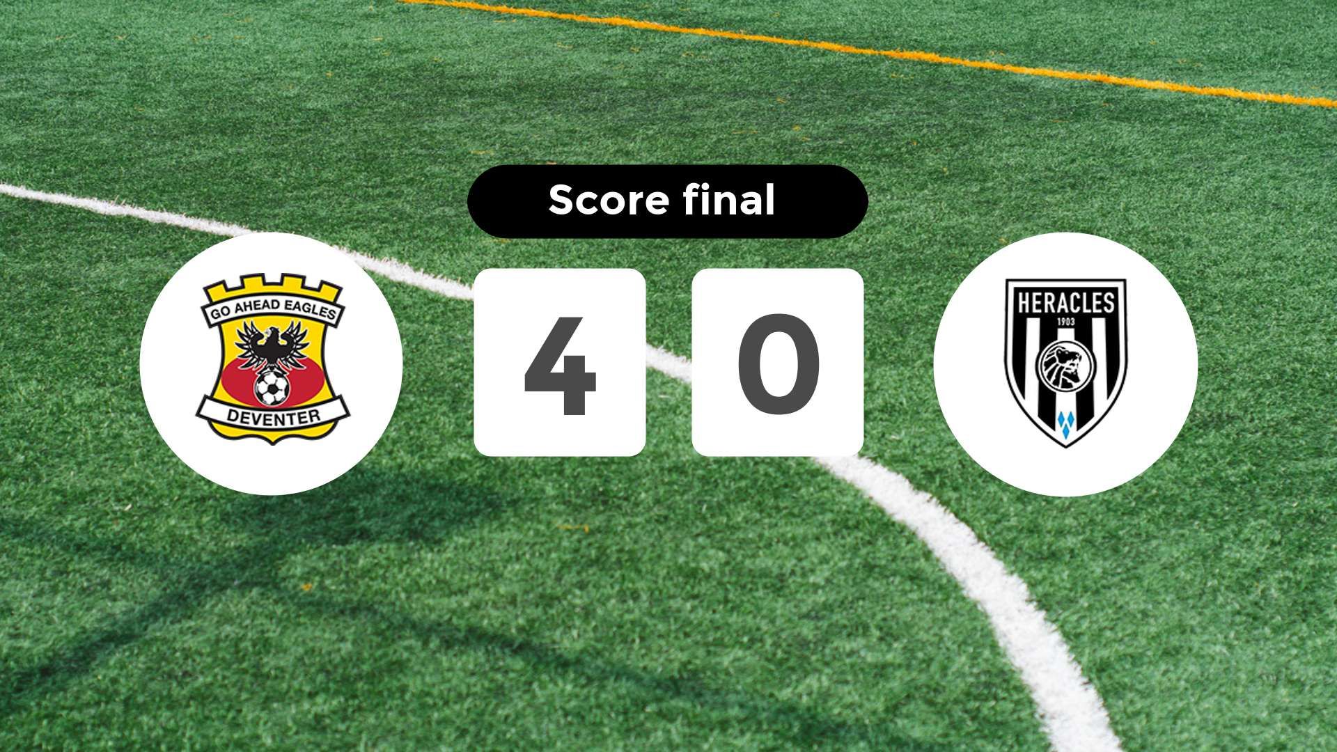 Résumé du match Go Ahead Eagles vs Heracles Almelo du 22 février 2026