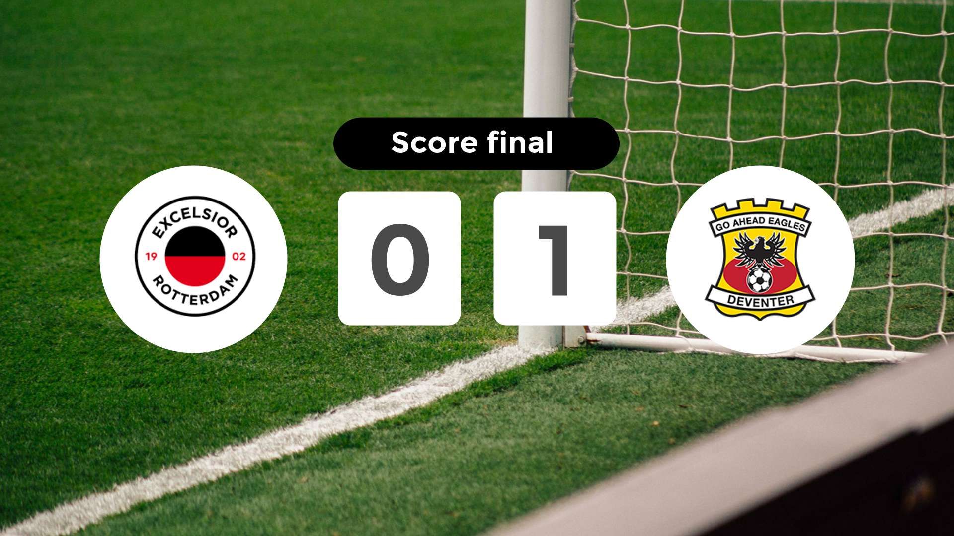 Résumé du match Excelsior vs Go Ahead Eagles du 1 mars 2026
