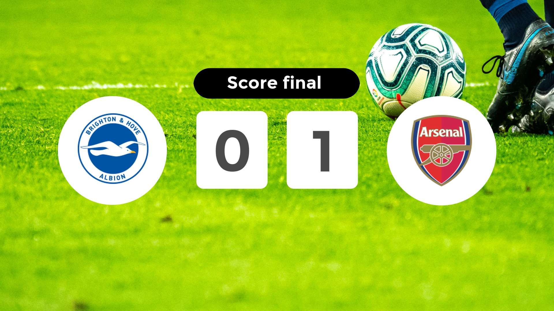 Résumé du match Brighton & Hove Albion vs Arsenal du 4 mars 2026