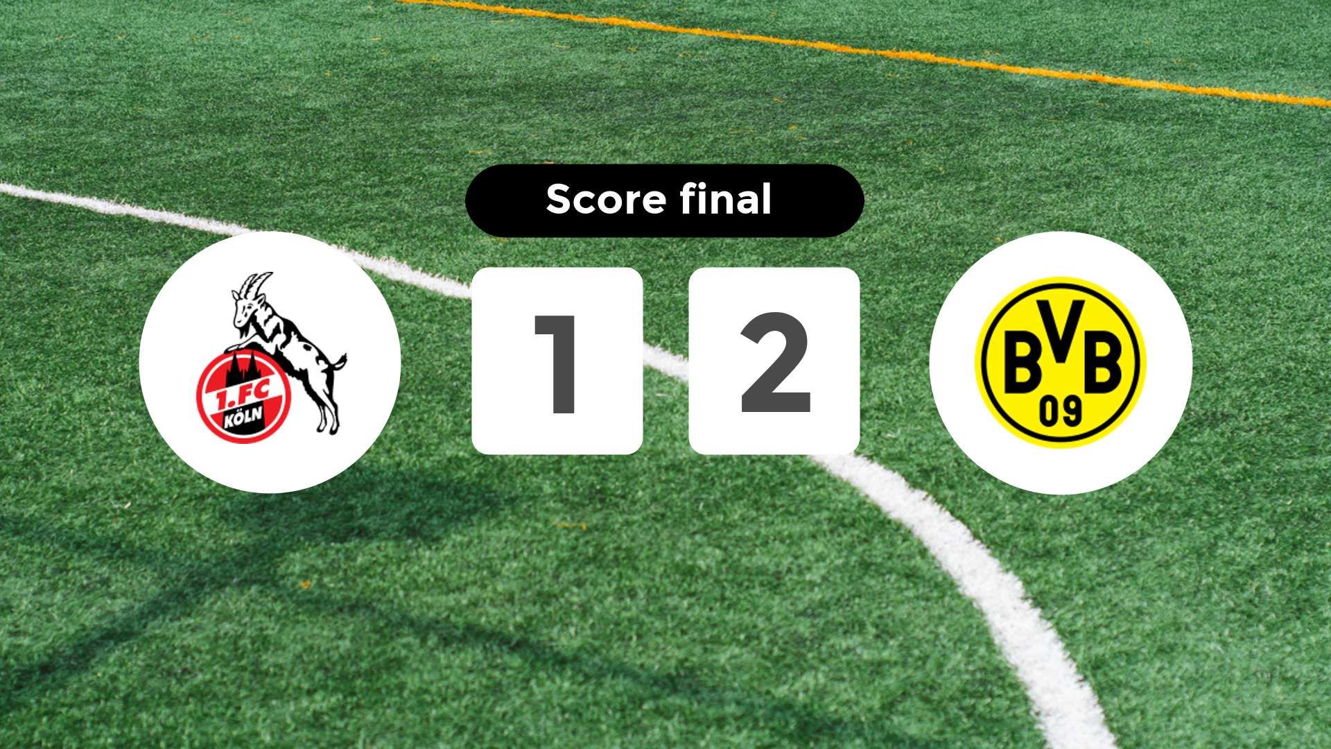Résumé du match FC Köln vs Borussia Dortmund du 7 mars 2026