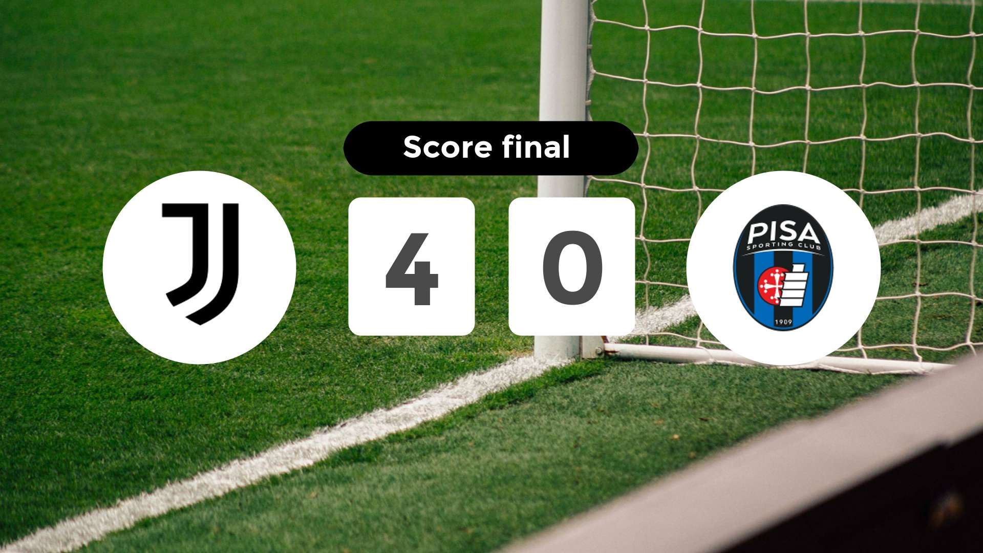 Résumé du match Juventus vs Pisa du 8 mars 2026