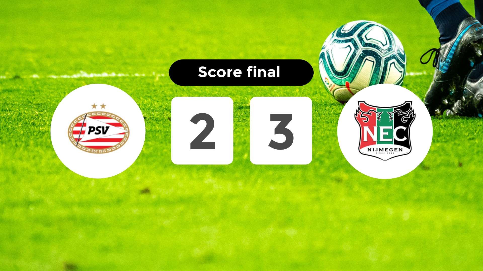 Résumé du match PSV vs NEC Nijmegen du 14 mars 2026