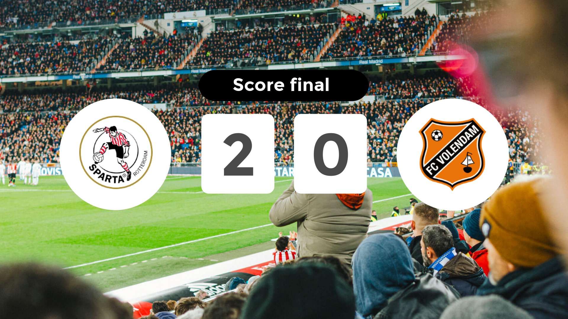 Résumé du match Sparta Rotterdam vs FC Volendam du 21 mars 2026