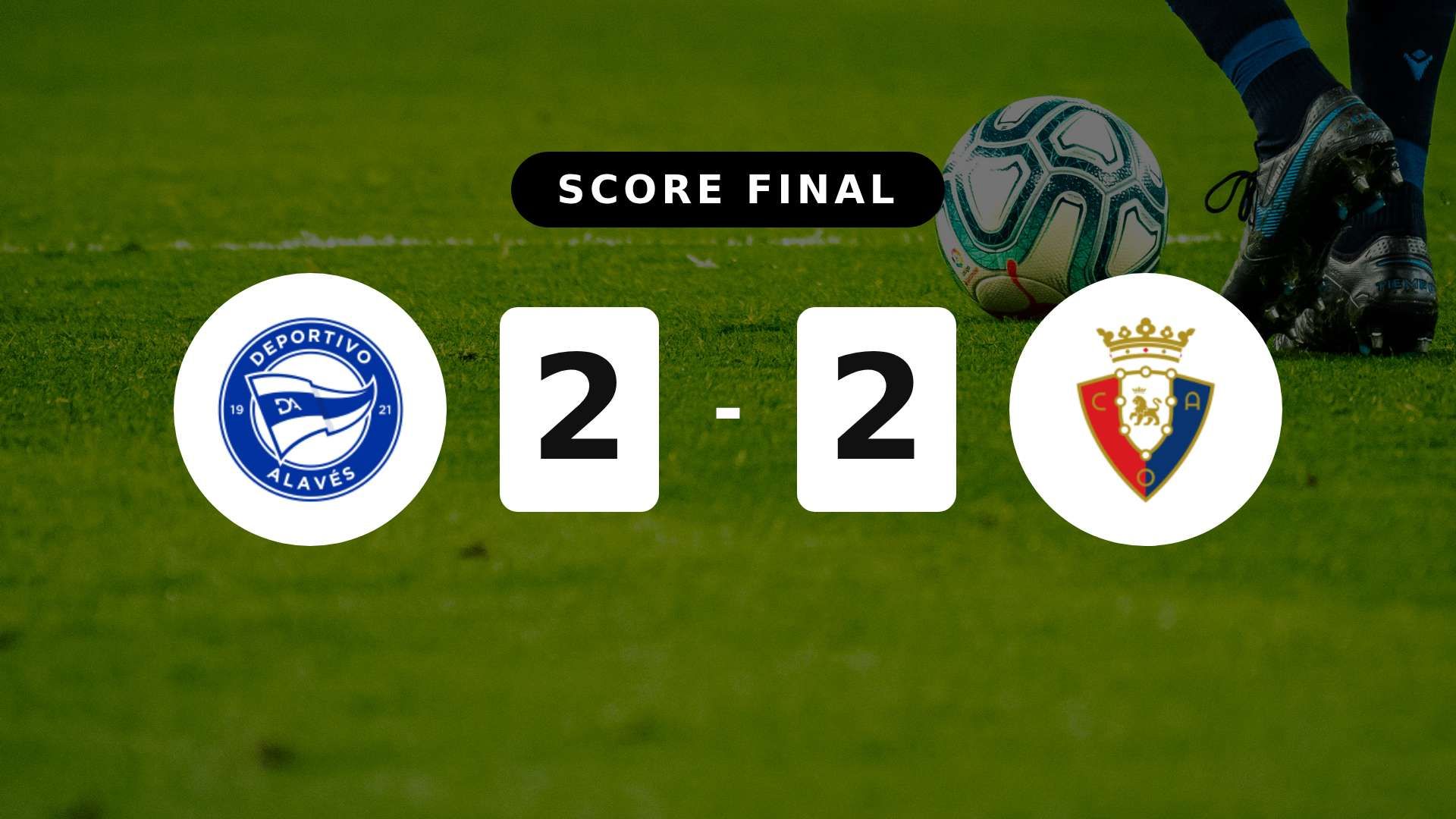 Résumé du match Deportivo Alavés vs Osasuna du 5 avril 2026