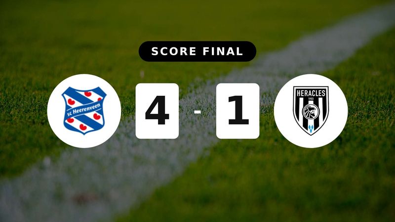 Résumé du match SC Heerenveen vs Heracles Almelo du 5 avril 2026