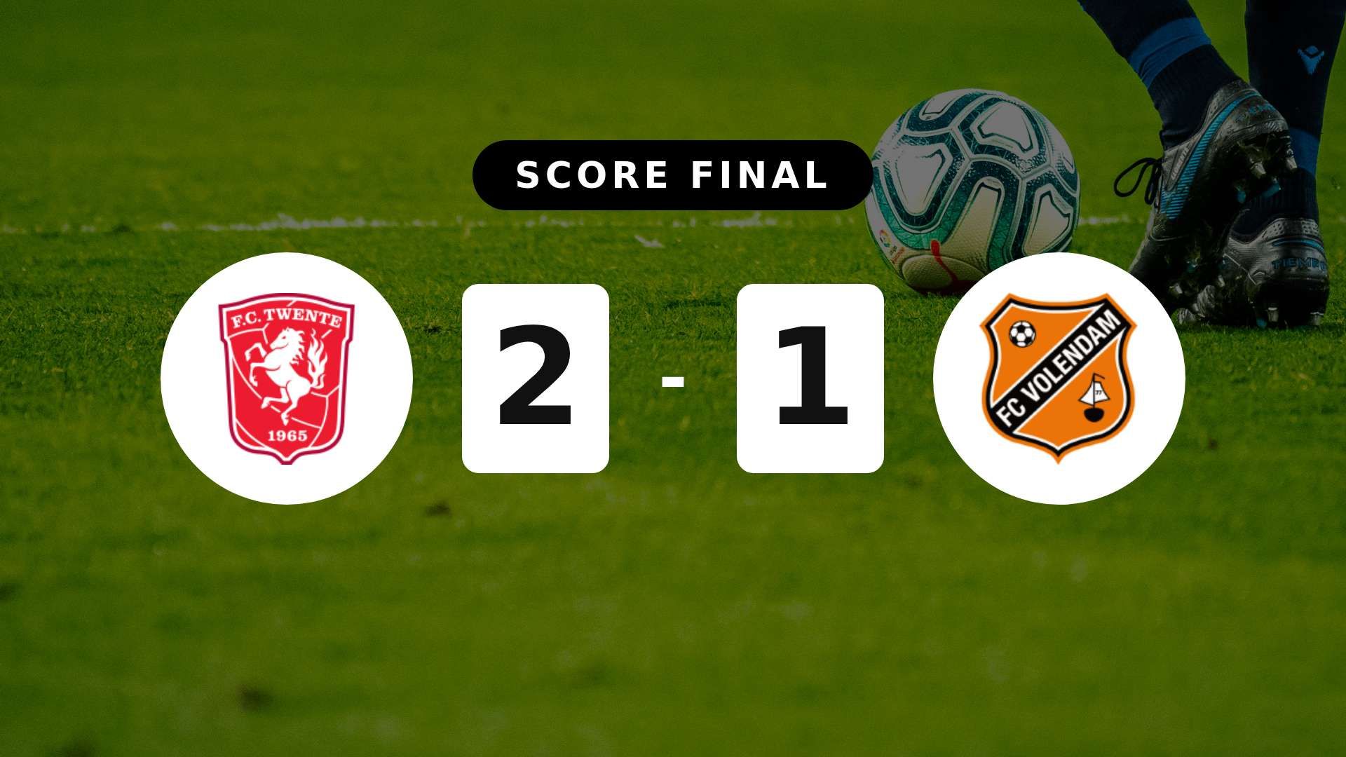 Résumé du match FC Twente vs FC Volendam du 10 avril 2026