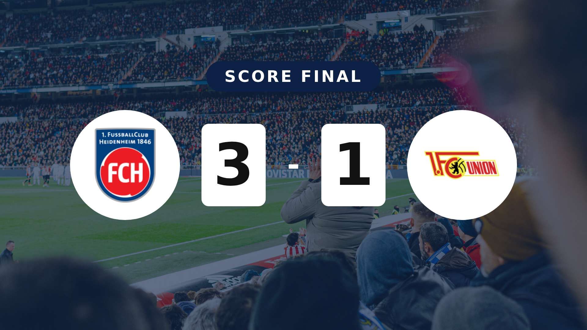 Résumé du match Heidenheim vs FC Union Berlin du 11 avril 2026