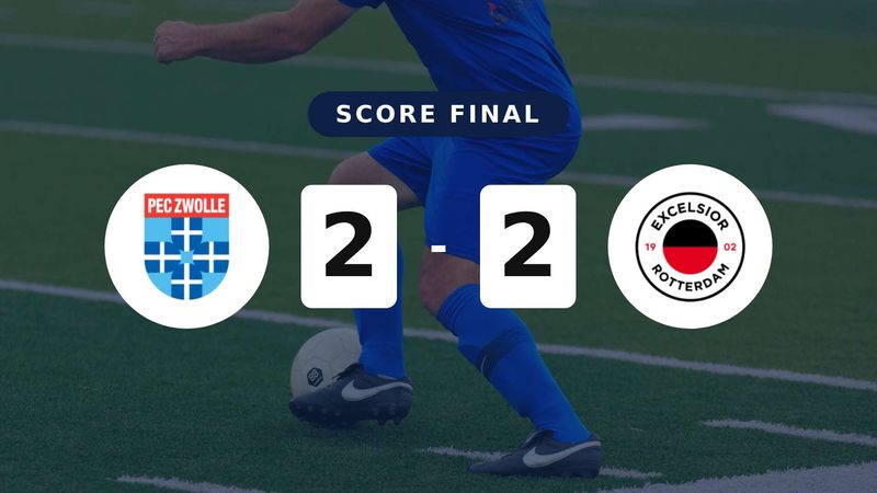 Résumé du match PEC Zwolle vs Excelsior du 12 avril 2026