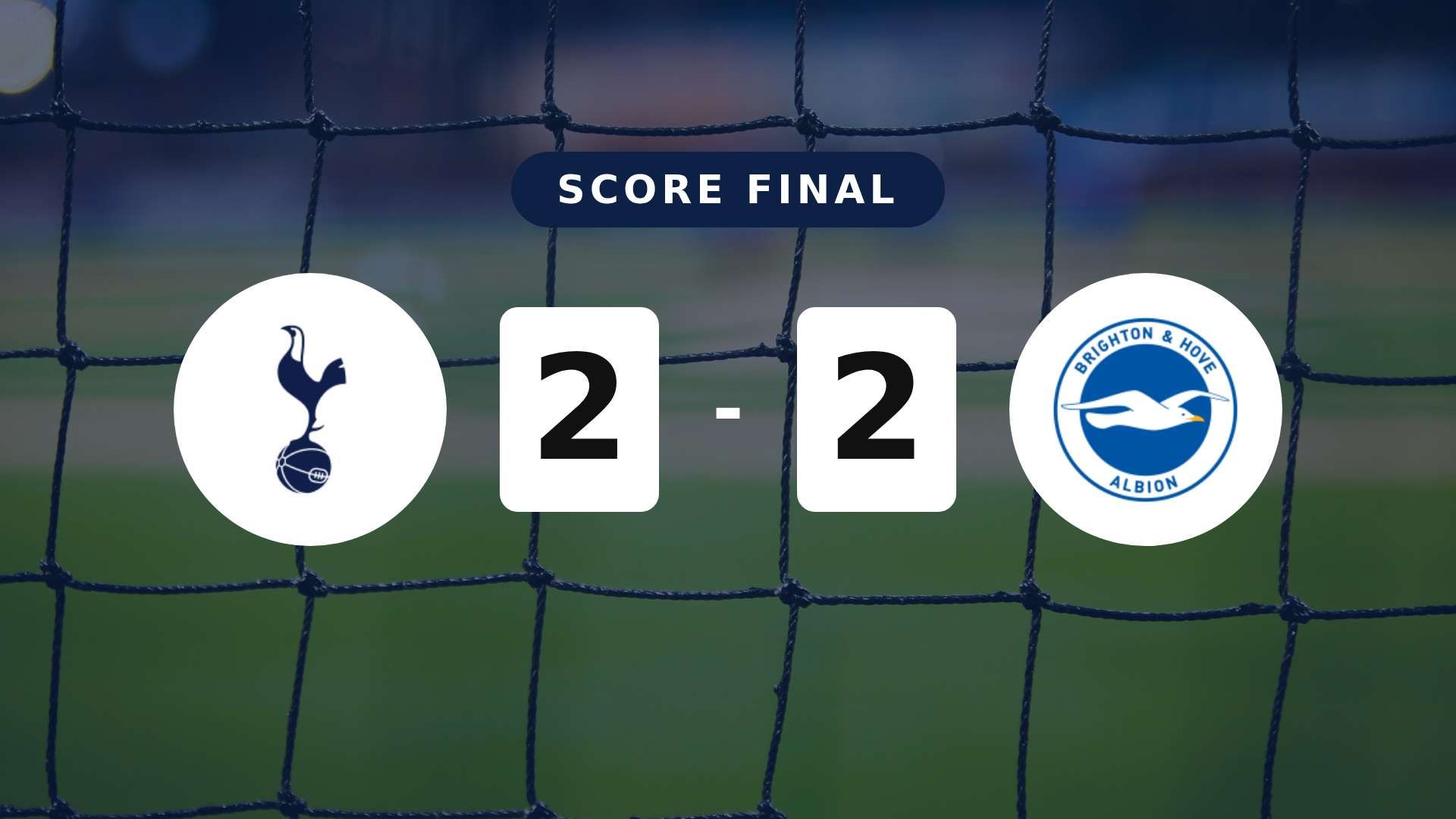 Résumé du match Tottenham Hotspur vs Brighton & Hove Albion du 18 avril 2026