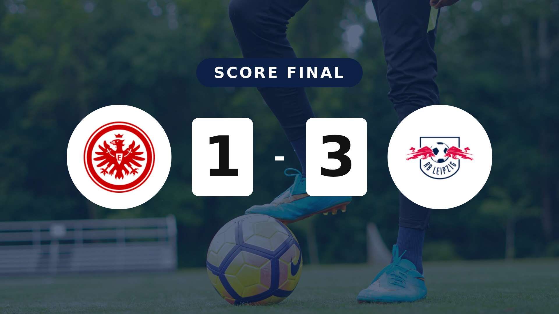 Résumé du match Eintracht Frankfurt vs RB Leipzig du 18 avril 2026