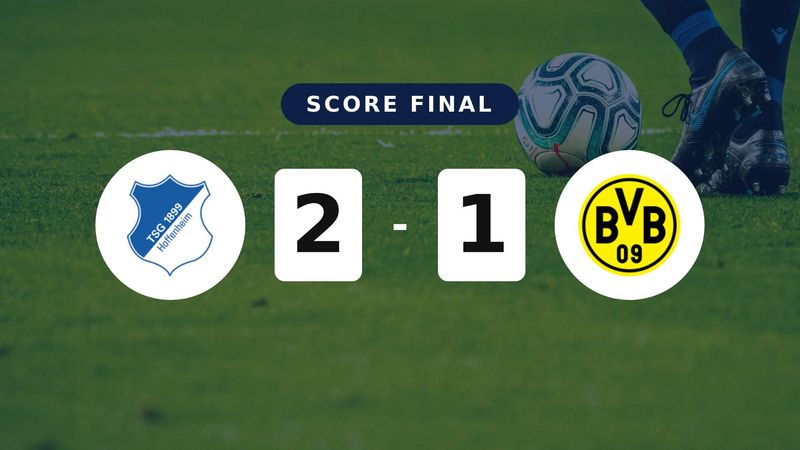 Résumé du match TSG Hoffenheim vs Borussia Dortmund du 18 avril 2026