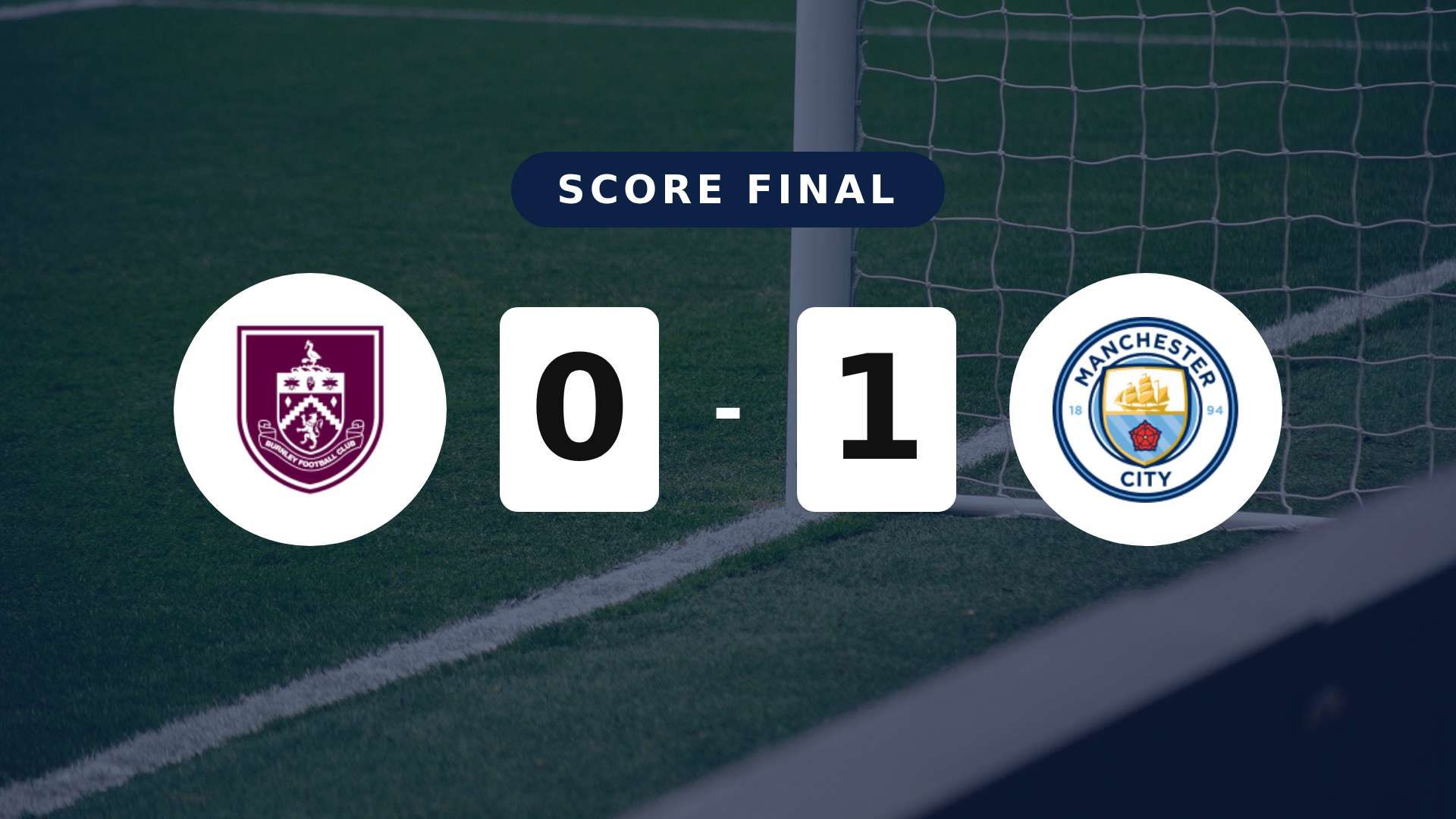 Résumé du match Burnley vs Manchester City du 22 avril 2026