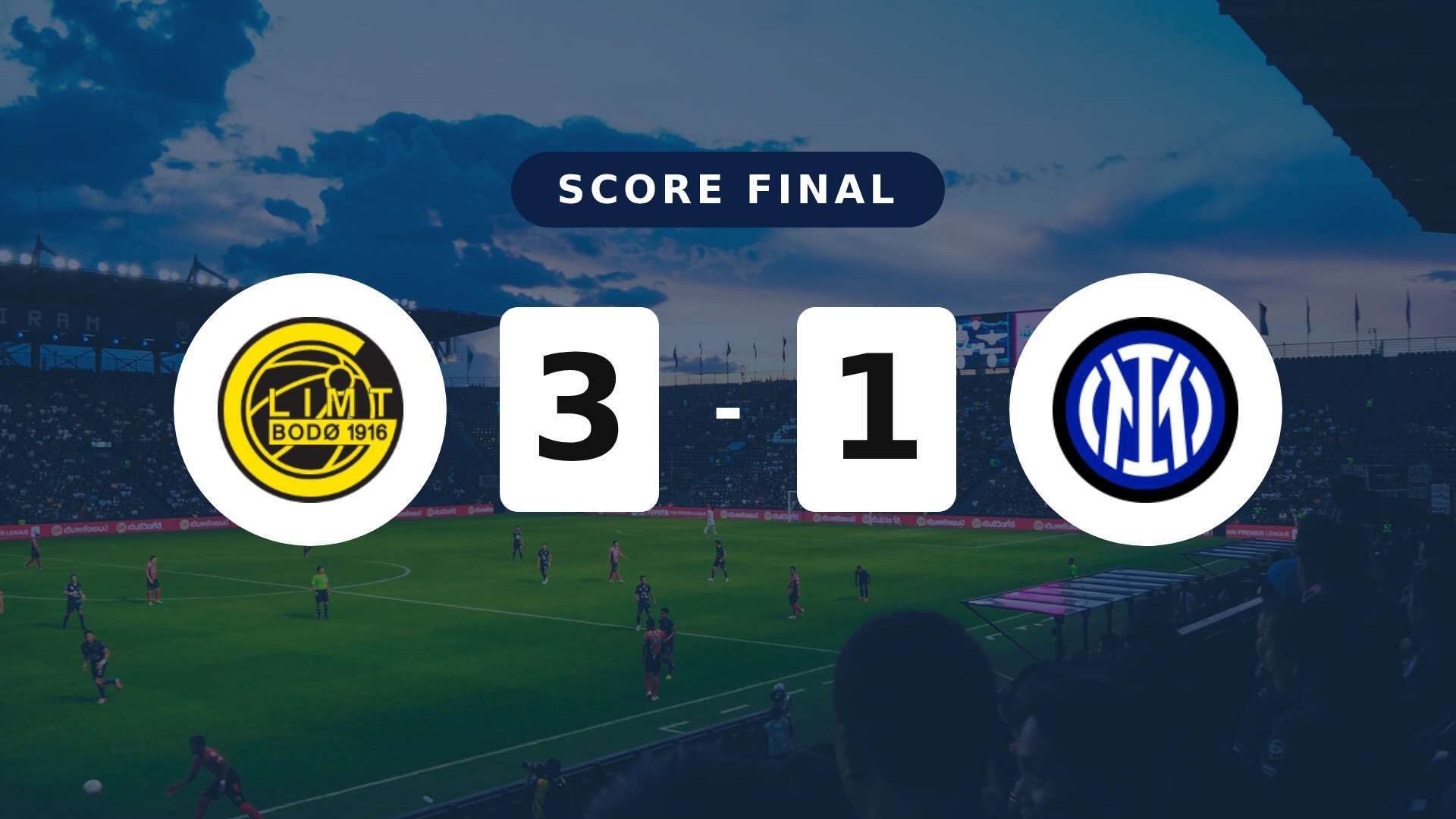 Résumé du match Bodø / Glimt vs Inter du 18 février 2026