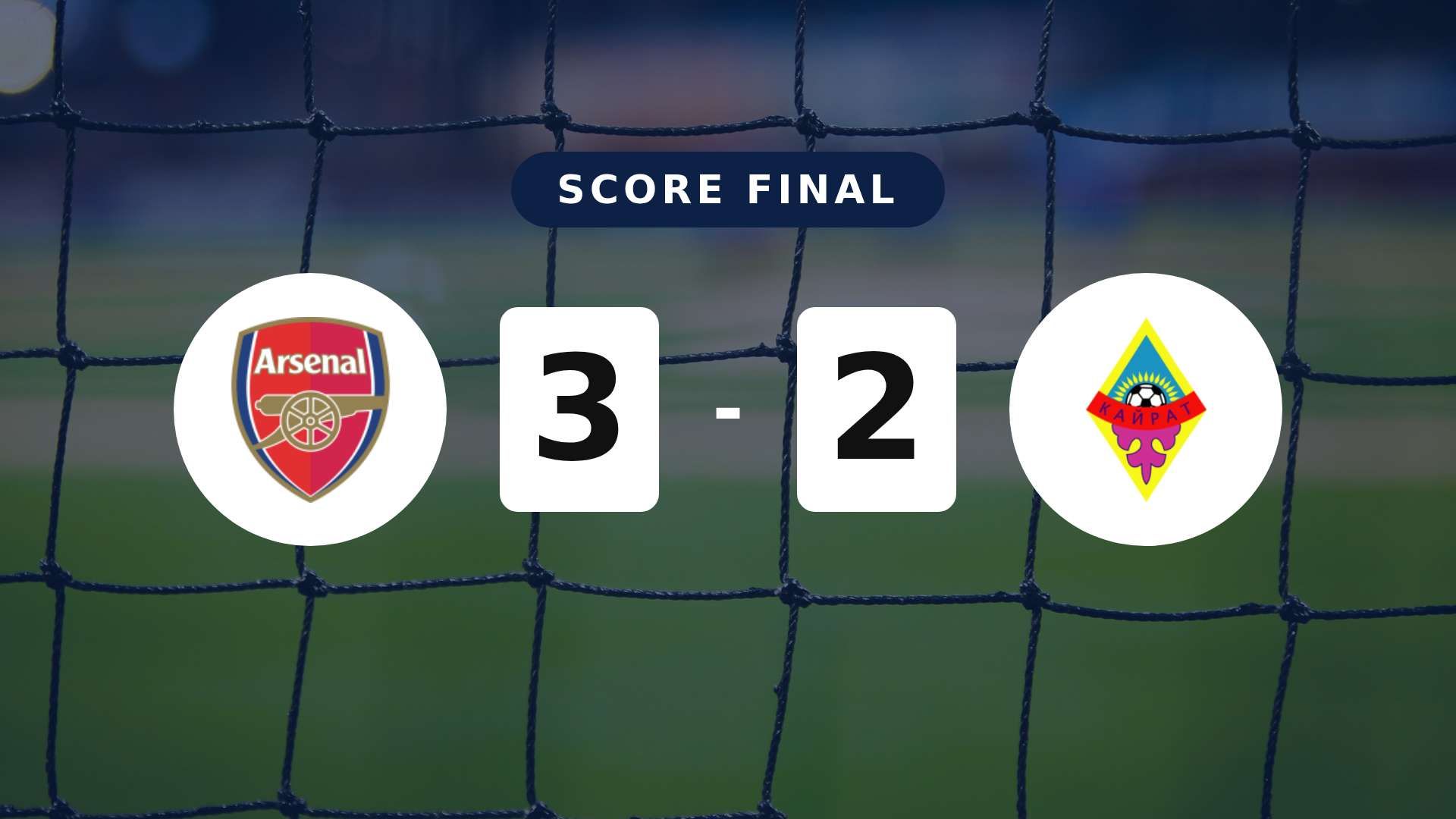 Résumé du match Arsenal vs Kairat du 28 janvier 2026