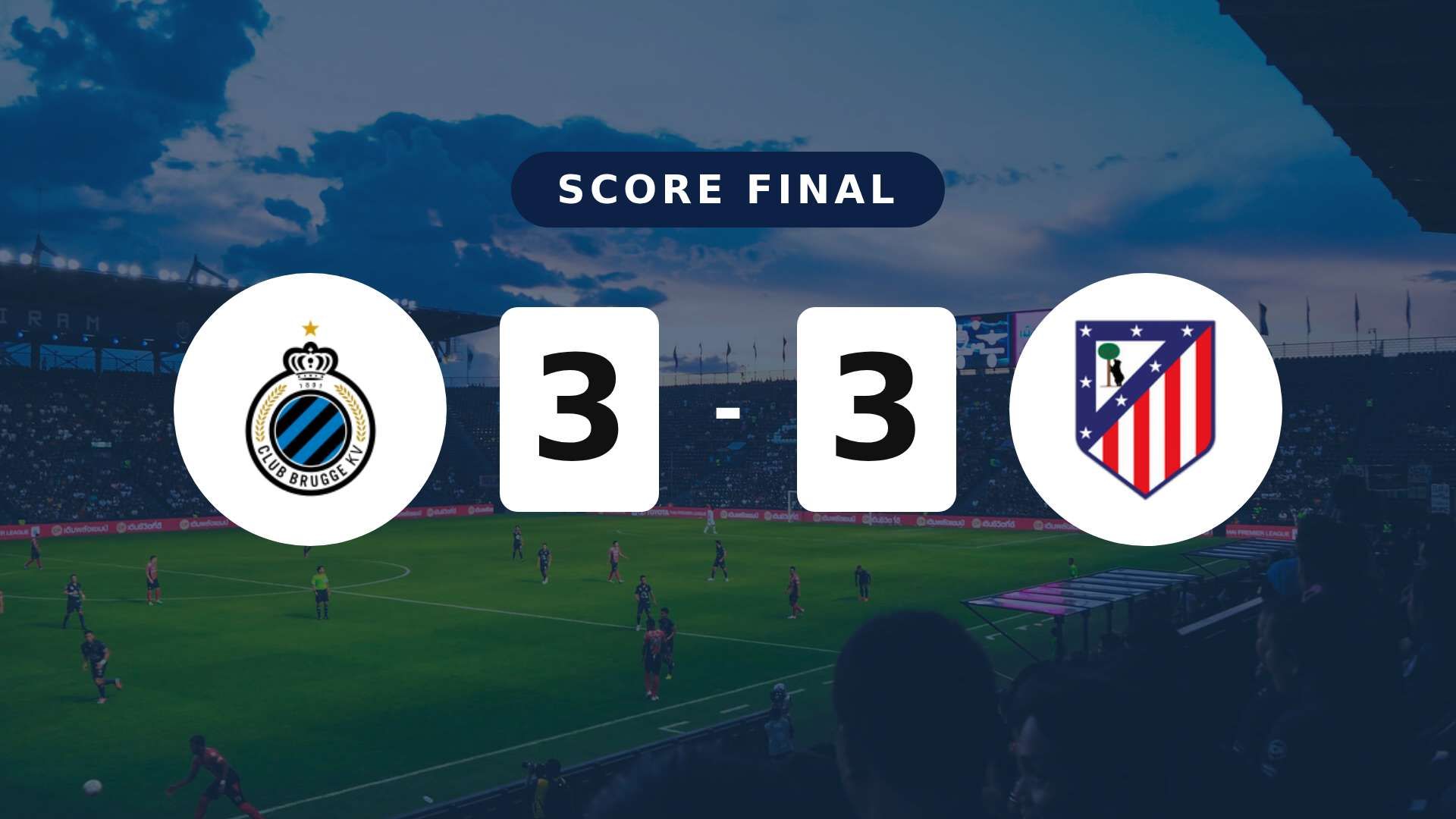 Résumé du match Club Brugge vs Atlético Madrid du 18 février 2026