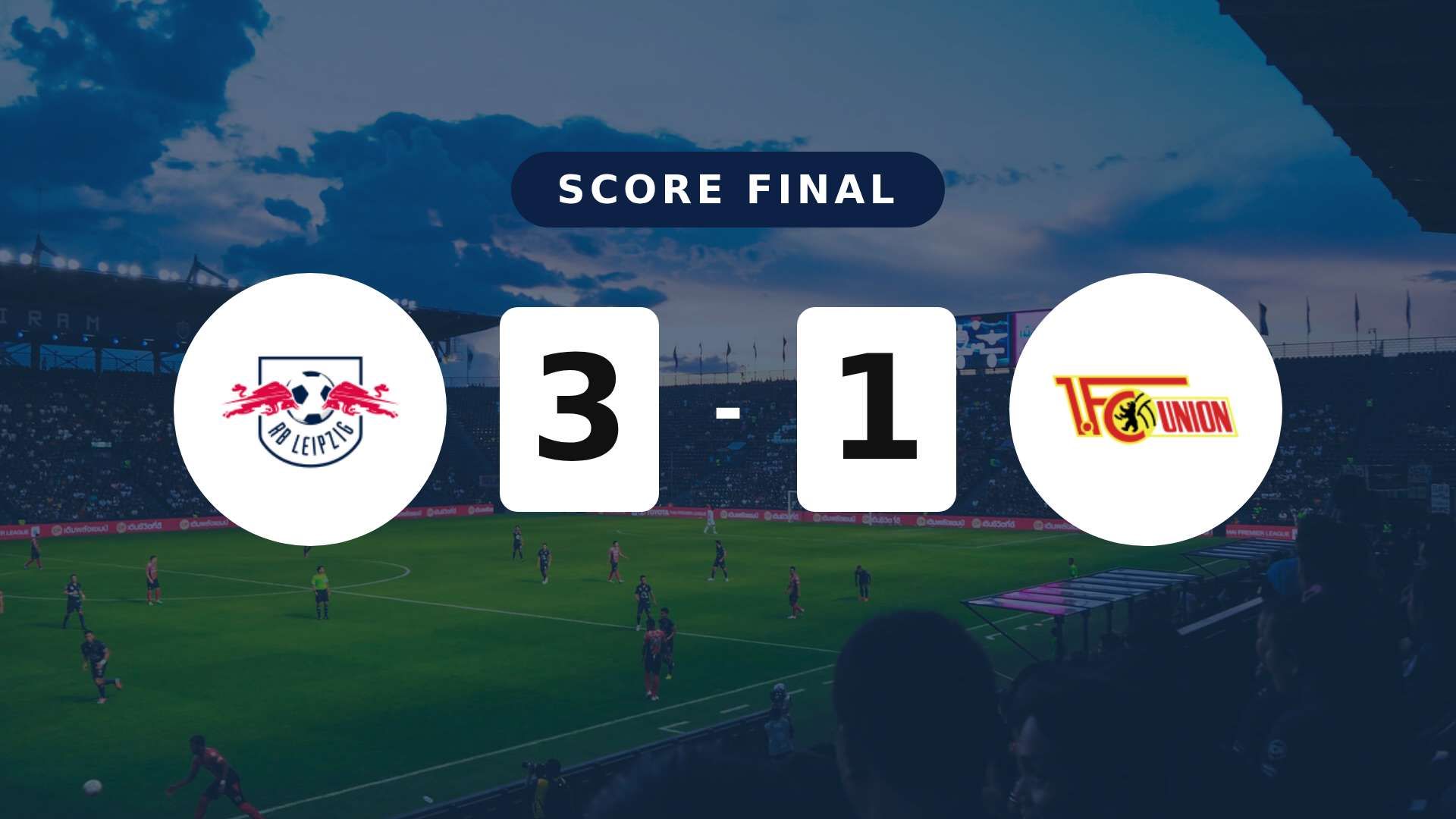 Résumé du match RB Leipzig vs FC Union Berlin du 24 avril 2026