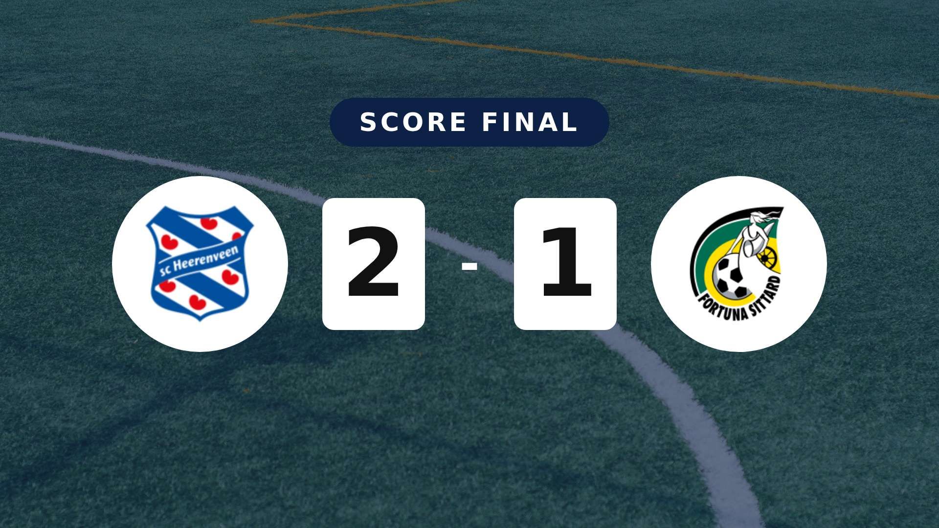 Résumé du match SC Heerenveen vs Fortuna Sittard du 25 avril 2026