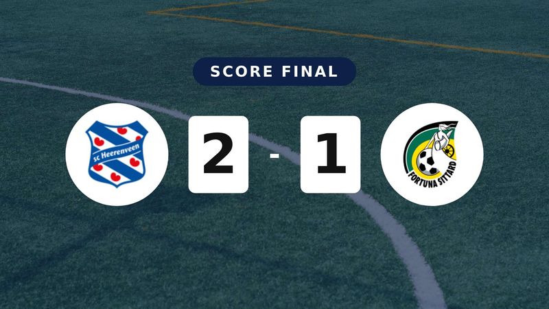 Résumé du match SC Heerenveen vs Fortuna Sittard du 25 avril 2026