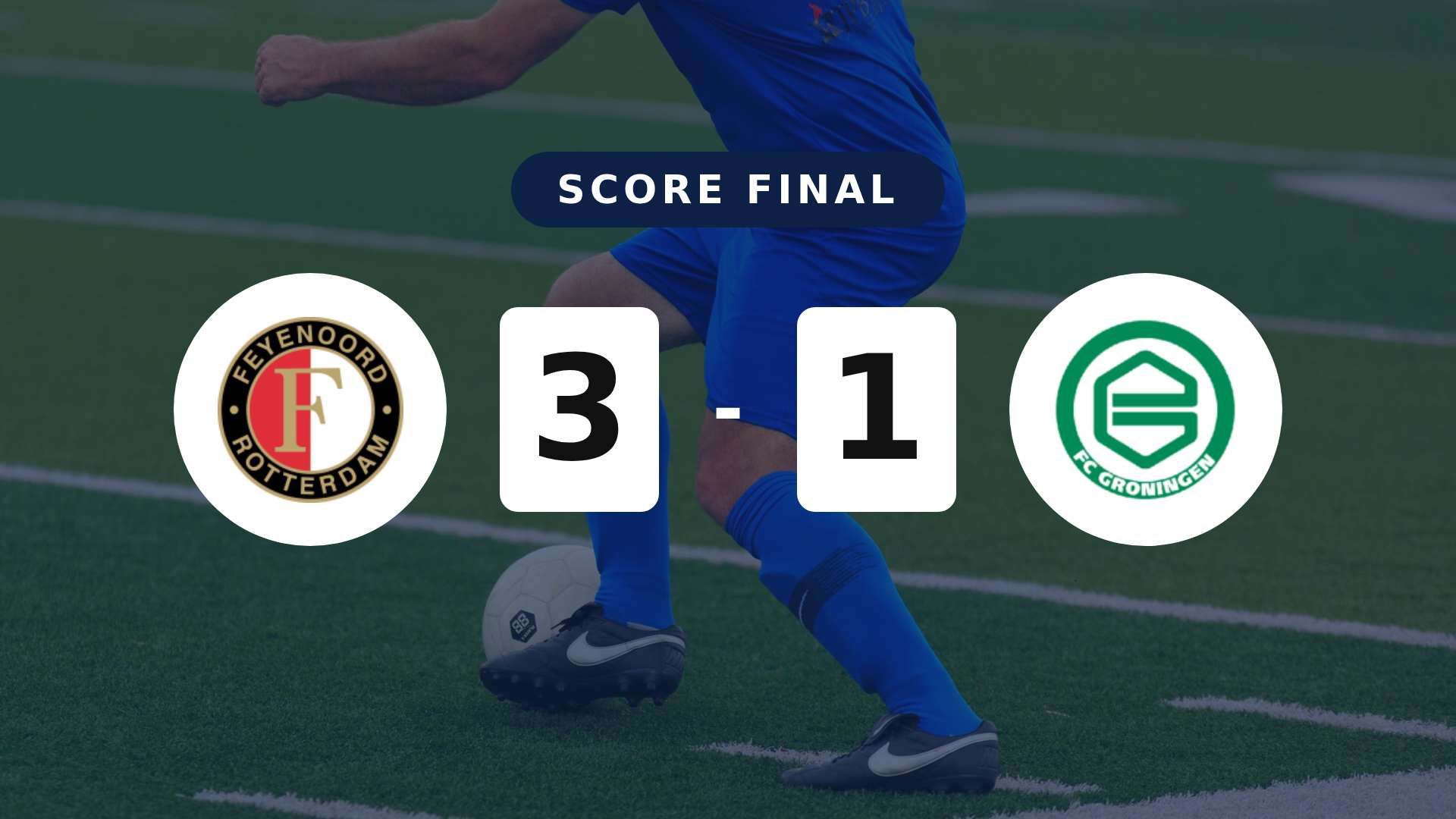 Résumé du match Feyenoord vs FC Groningen du 25 avril 2026