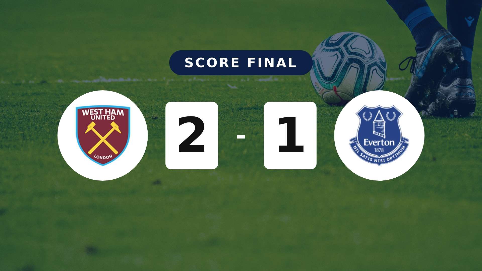 Résumé du match West Ham United vs Everton du 25 avril 2026