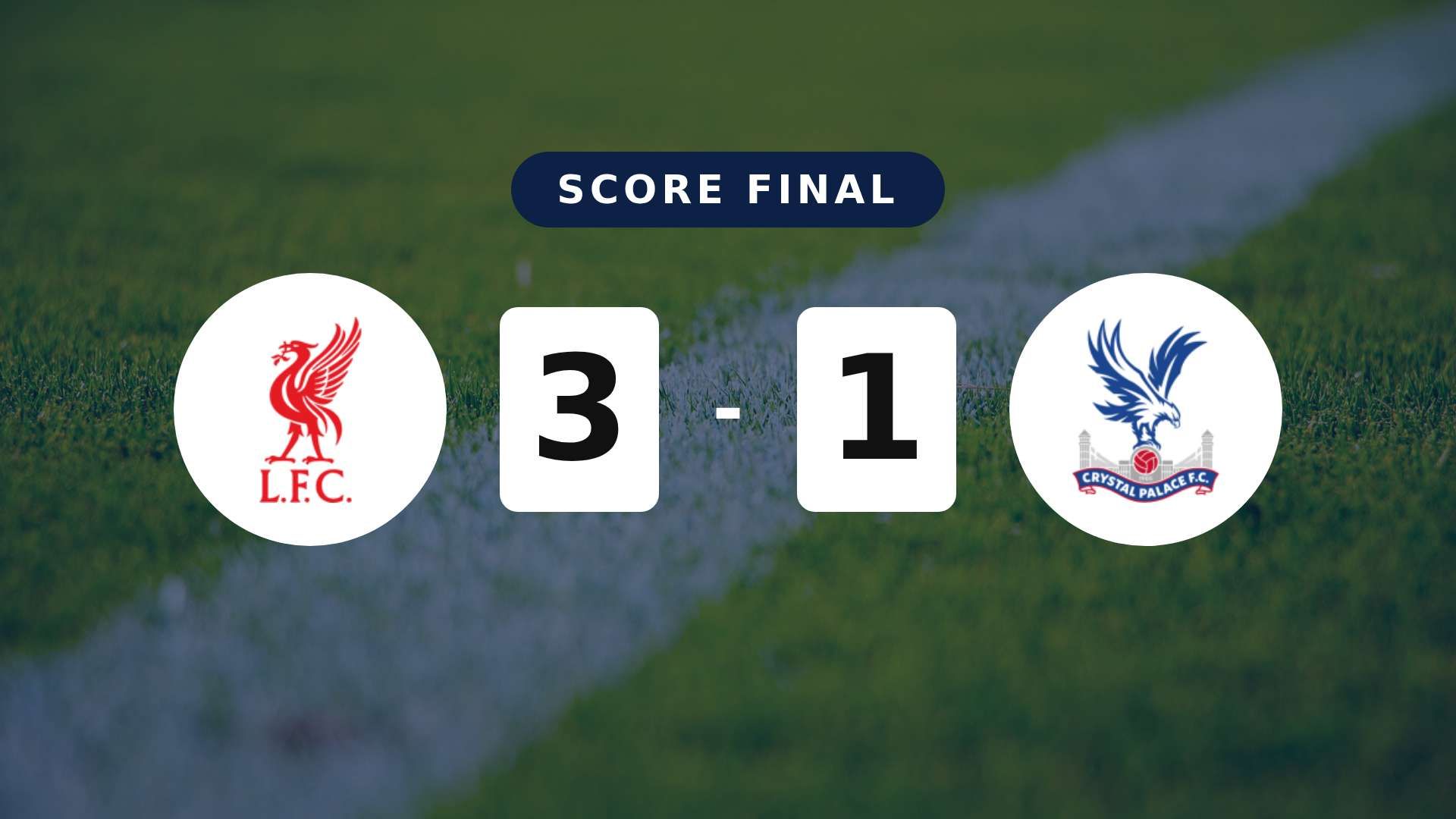 Résumé du match Liverpool vs Crystal Palace du 25 avril 2026