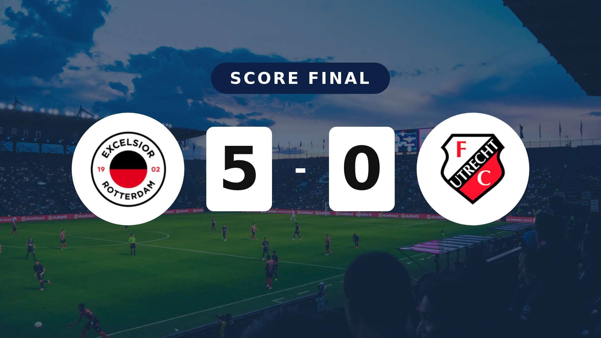 Résumé du match Excelsior vs FC Utrecht du 26 avril 2026