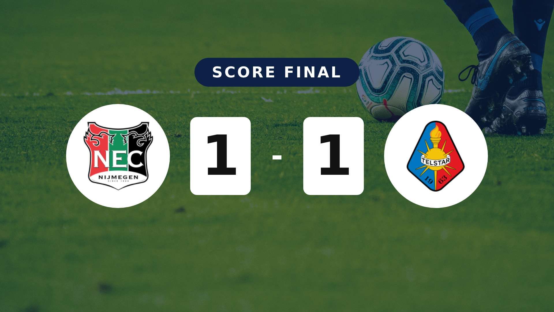 Résumé du match NEC Nijmegen vs Telstar du 2 mai 2026