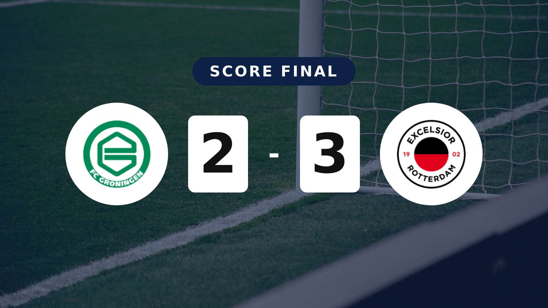 Résumé du match FC Groningen vs Excelsior du 2 mai 2026