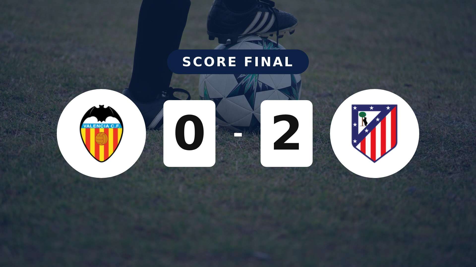 Résumé du match Valencia vs Atlético Madrid du 2 mai 2026
