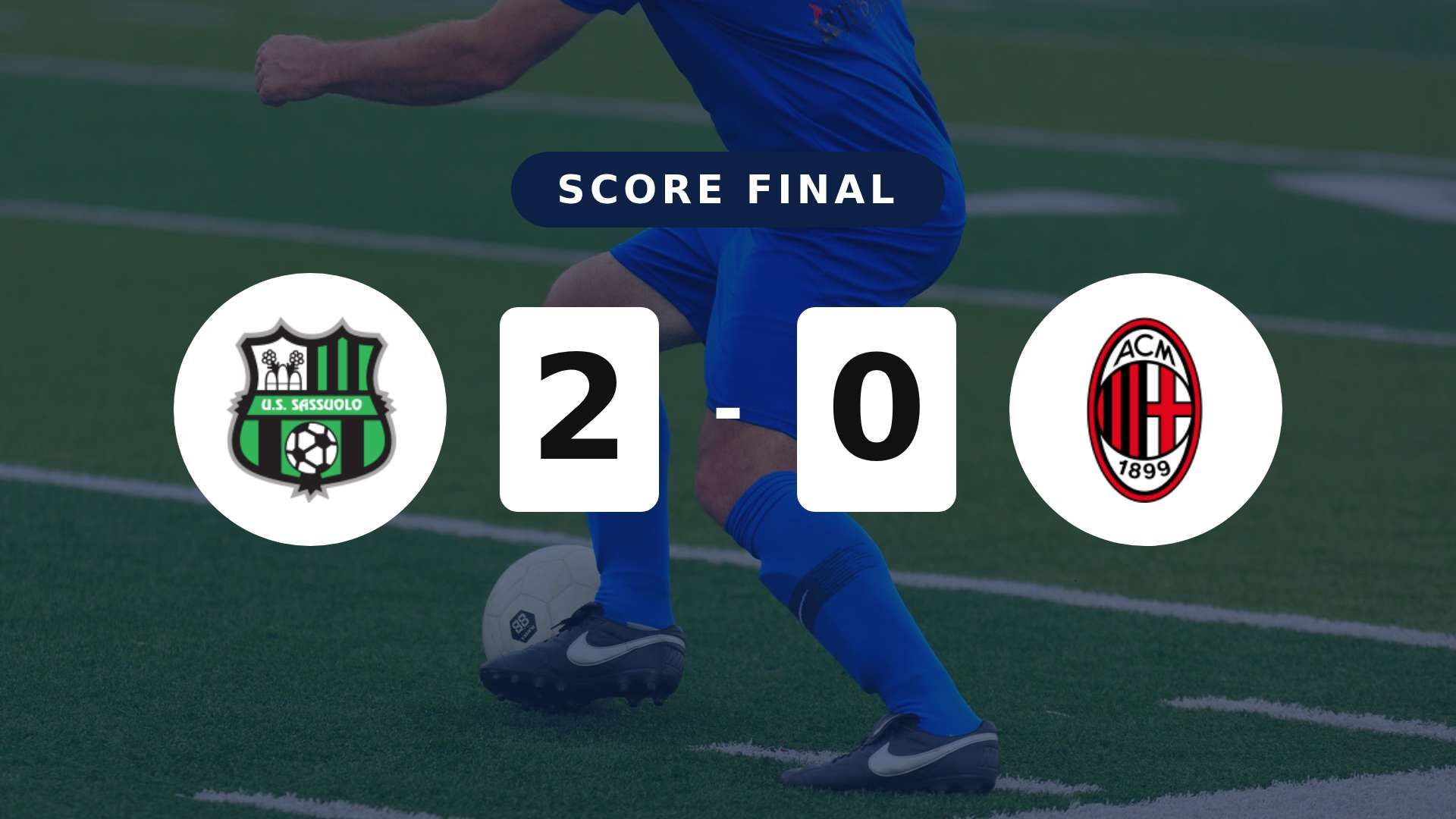 Résumé du match Sassuolo vs AC Milan du 3 mai 2026