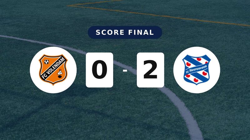 Résumé du match FC Volendam vs SC Heerenveen du 3 mai 2026